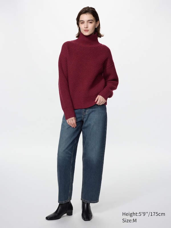 Lambswool High Neck Jumper