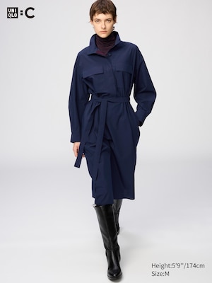 Stand Collar Dress
