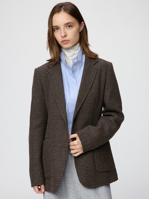 The Relaxed Checked Blazer