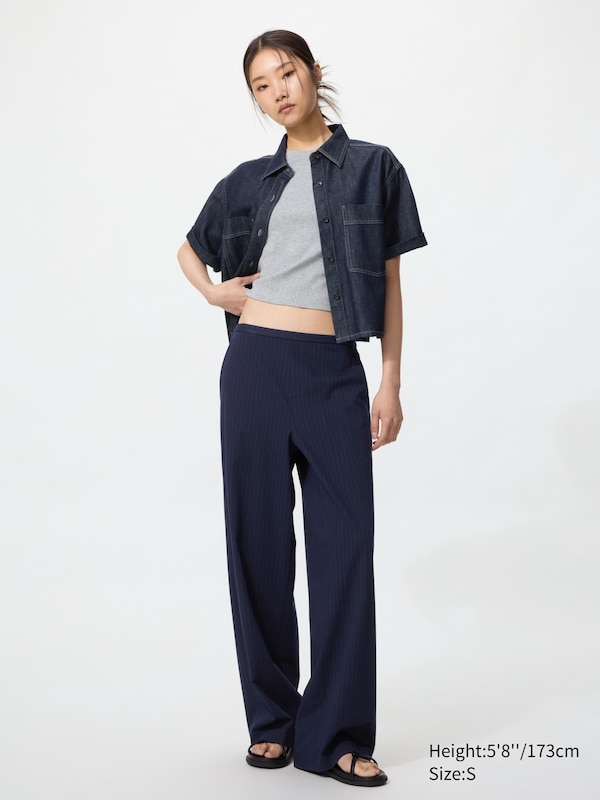 Smart Easy Trousers (Striped, Longer)