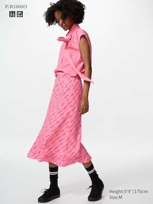Flared Long Skirt (Printed)
