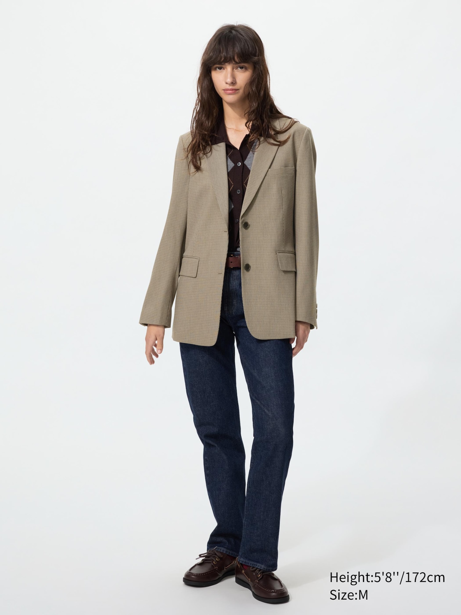 Relaxed Tailored Jacket (Patterned)