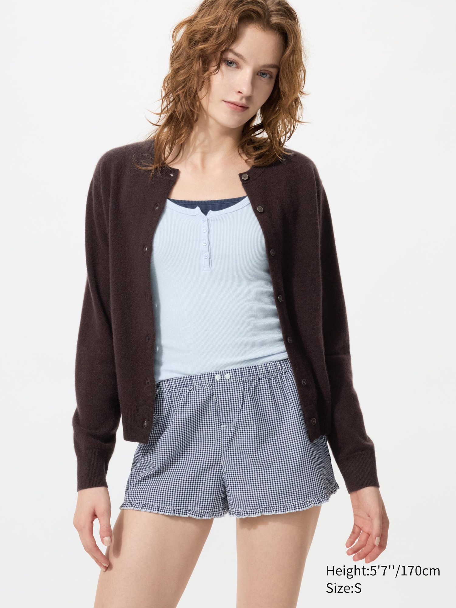 Cotton Boxer Easy Shorts (Gingham)