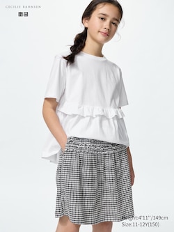 Textured Skort (Checked)