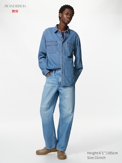 Selvedge Straight Jeans (Distressed)