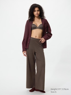 Washable Knit Trousers (Smooth, Longer)