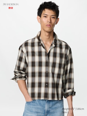 Flannel Boxy Shirt (Checked)