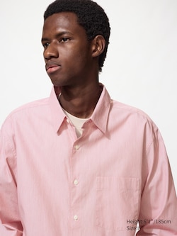 Broadcloth Regular Fit Shirt (Regular Collar, Hairline)