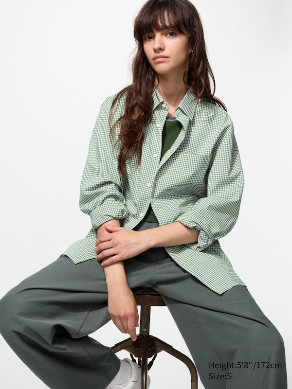 Broadcloth Regular Fit Shirt (Regular Collar, Checked)