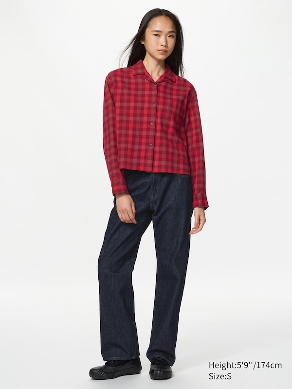 Flannel Boxy Shirt (Checked)