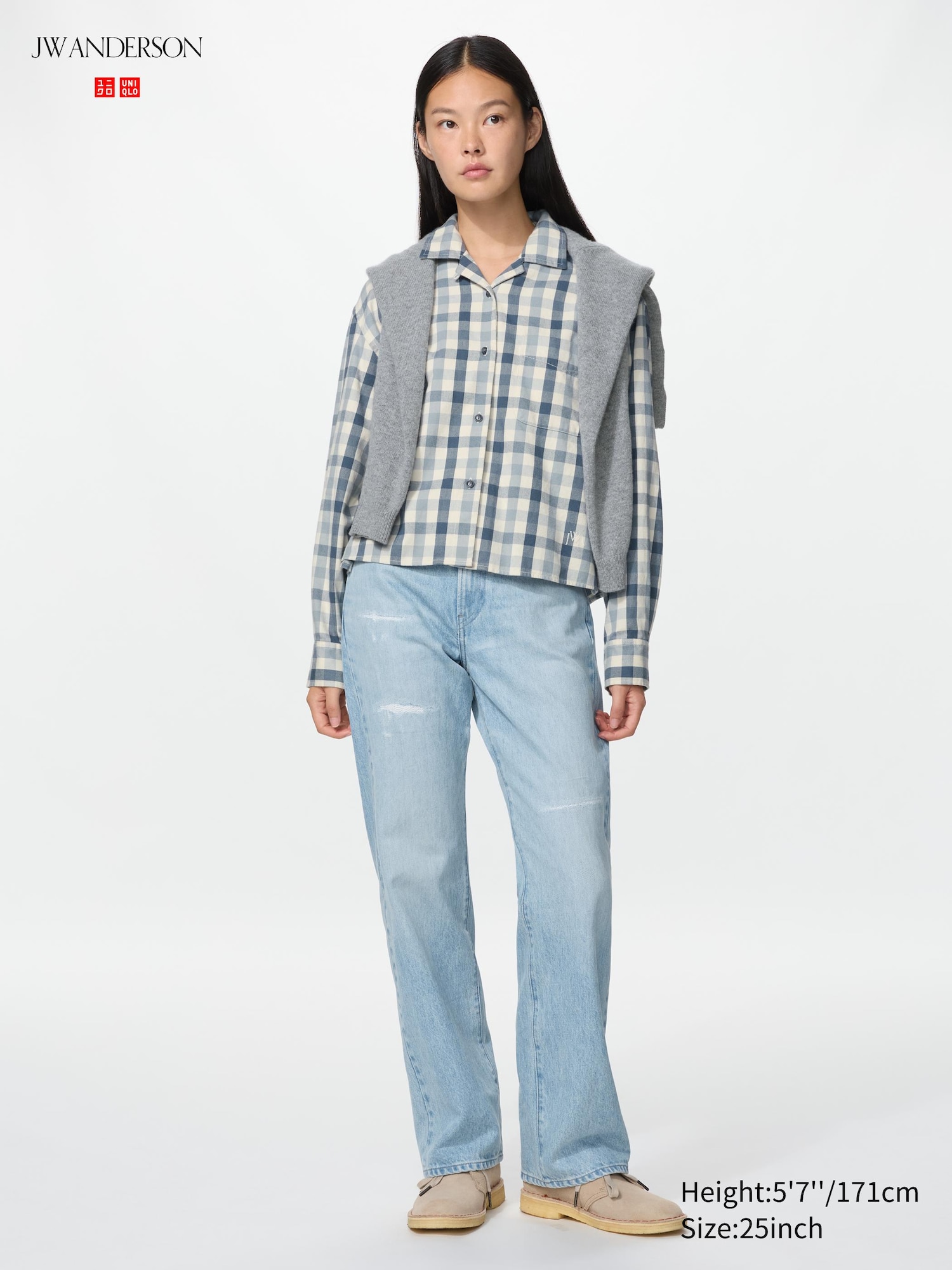 Women's Straight Jeans (Distressed)