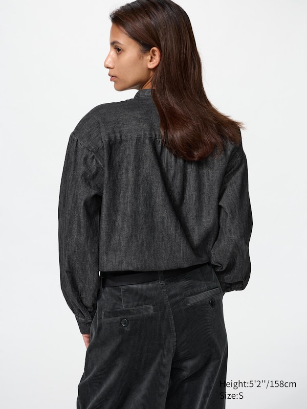 Corduroy Barrel Trousers (Shorter)