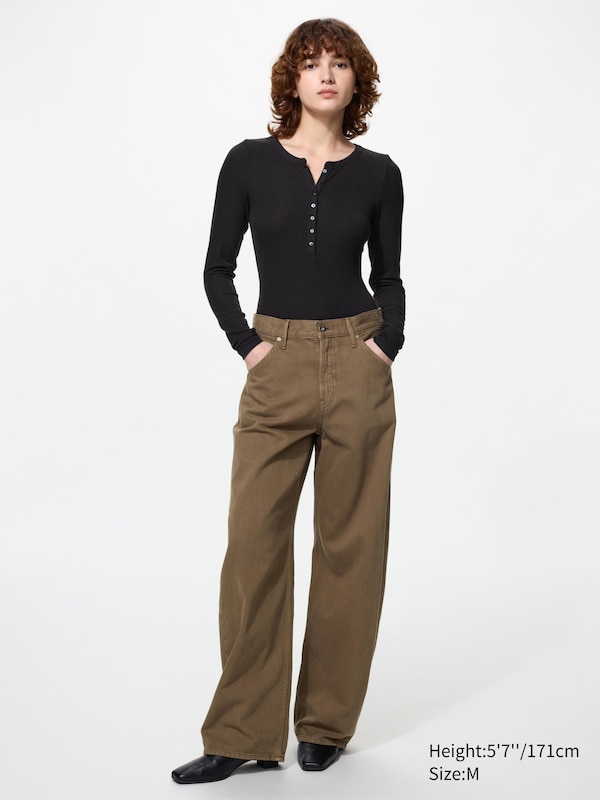 HEATTECH Extra Warm Cashmere Blend Henley T-Shirt