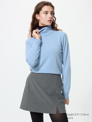 Slit Skort (Checked)