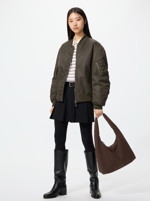 Seersucker Shoulder Bag (Gingham)