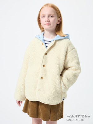 Pile Lined Fleece Cardigan