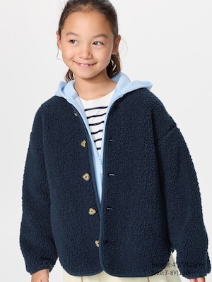 Pile Lined Fleece Cardigan