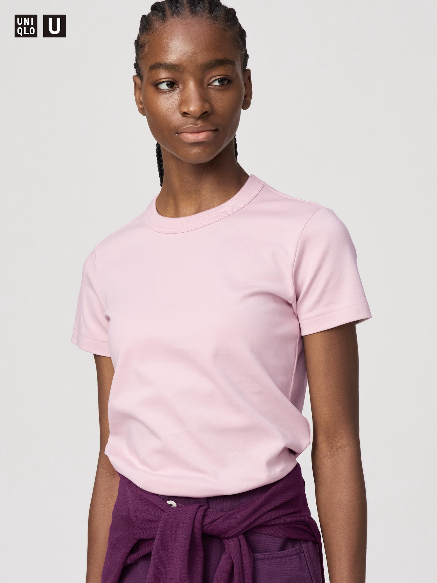 Women's Crew Neck T-Shirt UNIQLO ID - Main Image