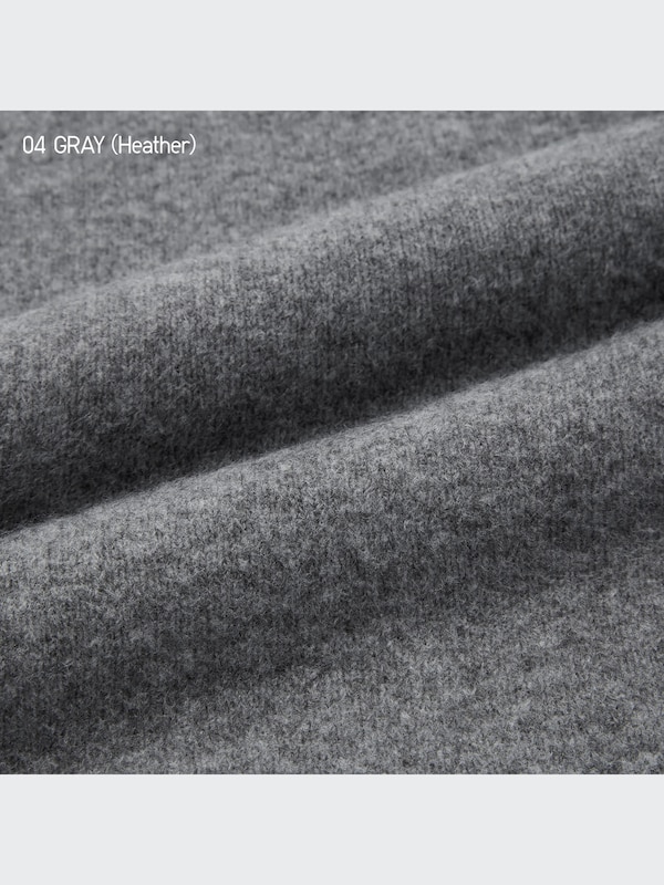 Light Souffle Mock Neck Long Sleeve Sweater