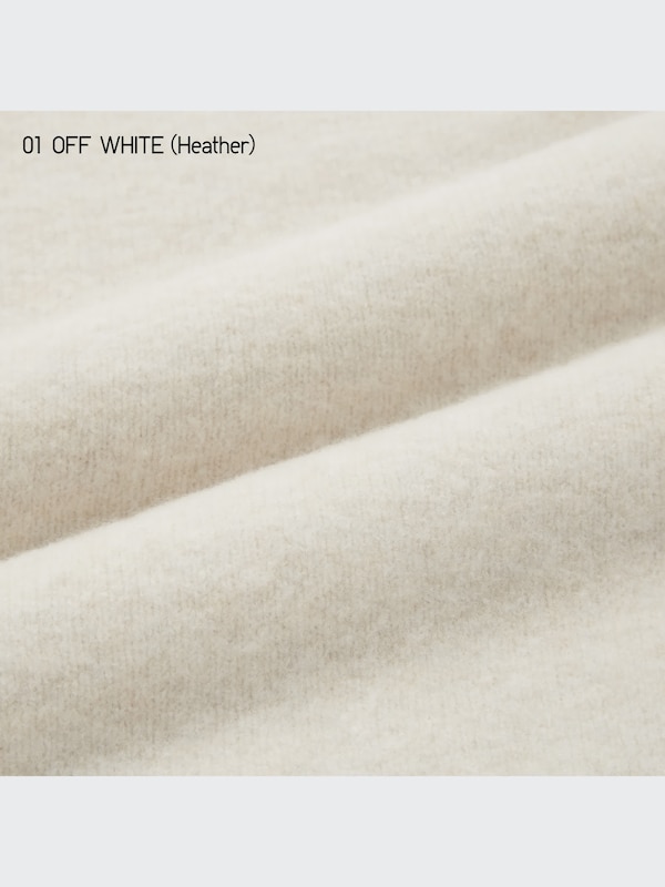 Light Souffle Mock Neck Long Sleeve Sweater