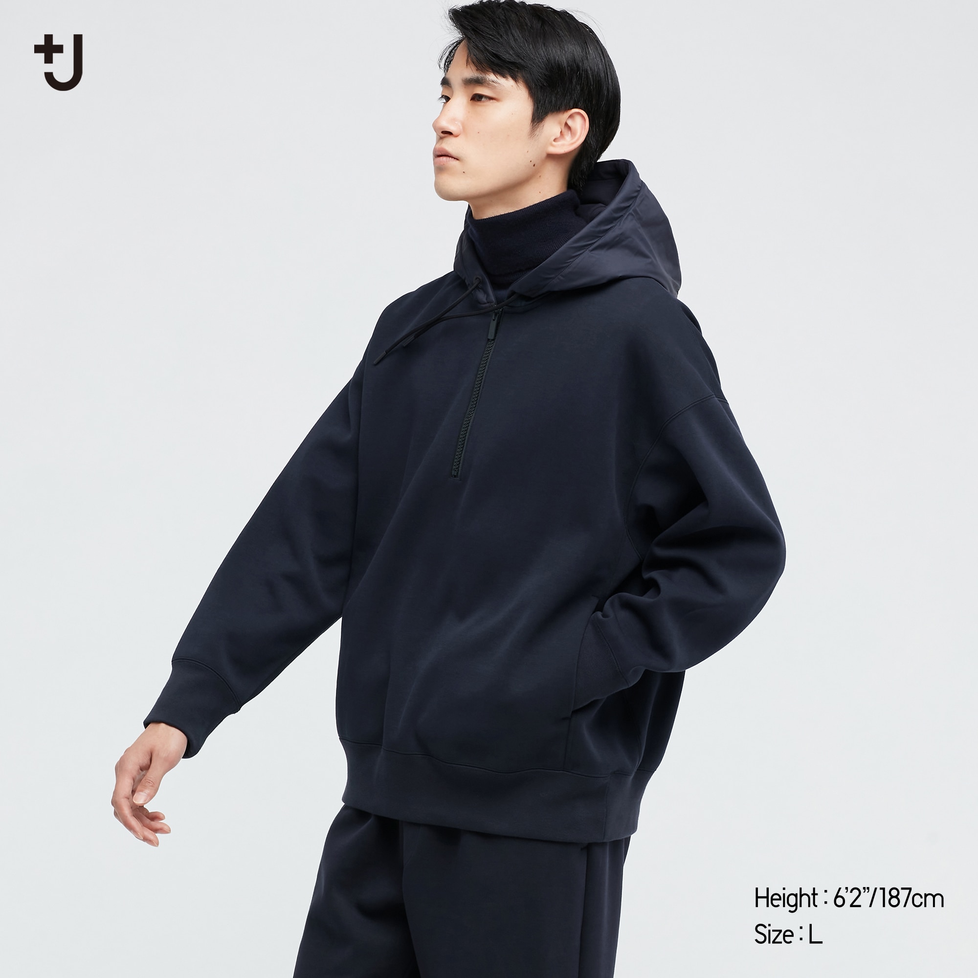 J Dry Sweat Half Zip Pullover Hoodies