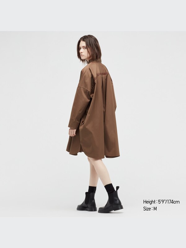 +J Dolman Long Sleeve Shirt Dress