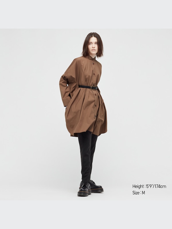 +J Dolman Long Sleeve Shirt Dress