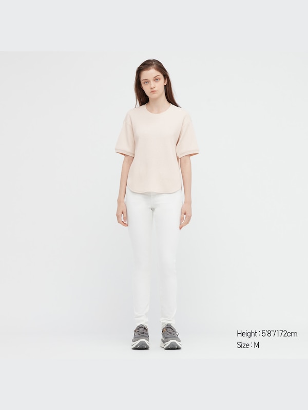 Waffle Crew Neck Short Sleeve T-Shirt