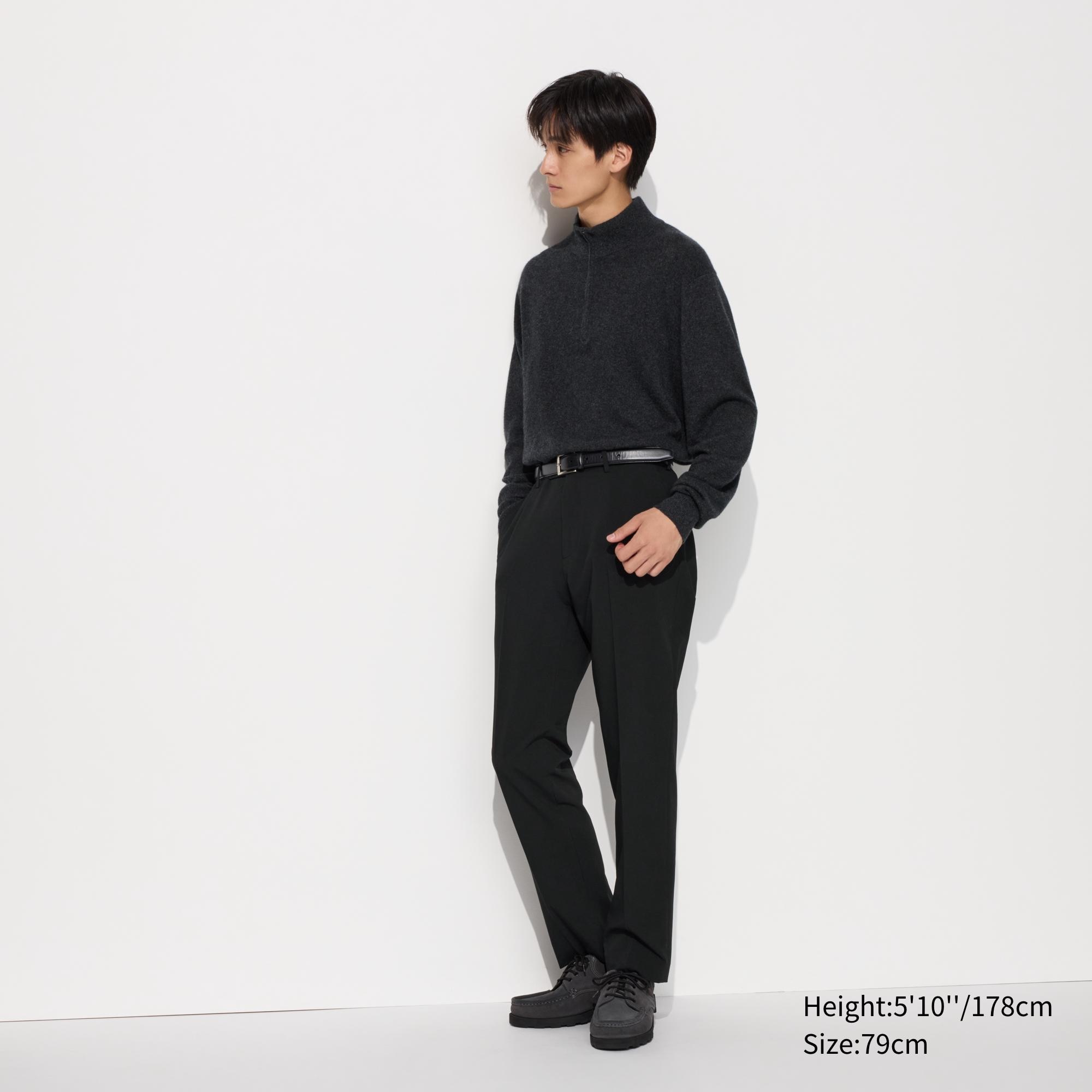 uniqlo easy care stretch slim fit pants