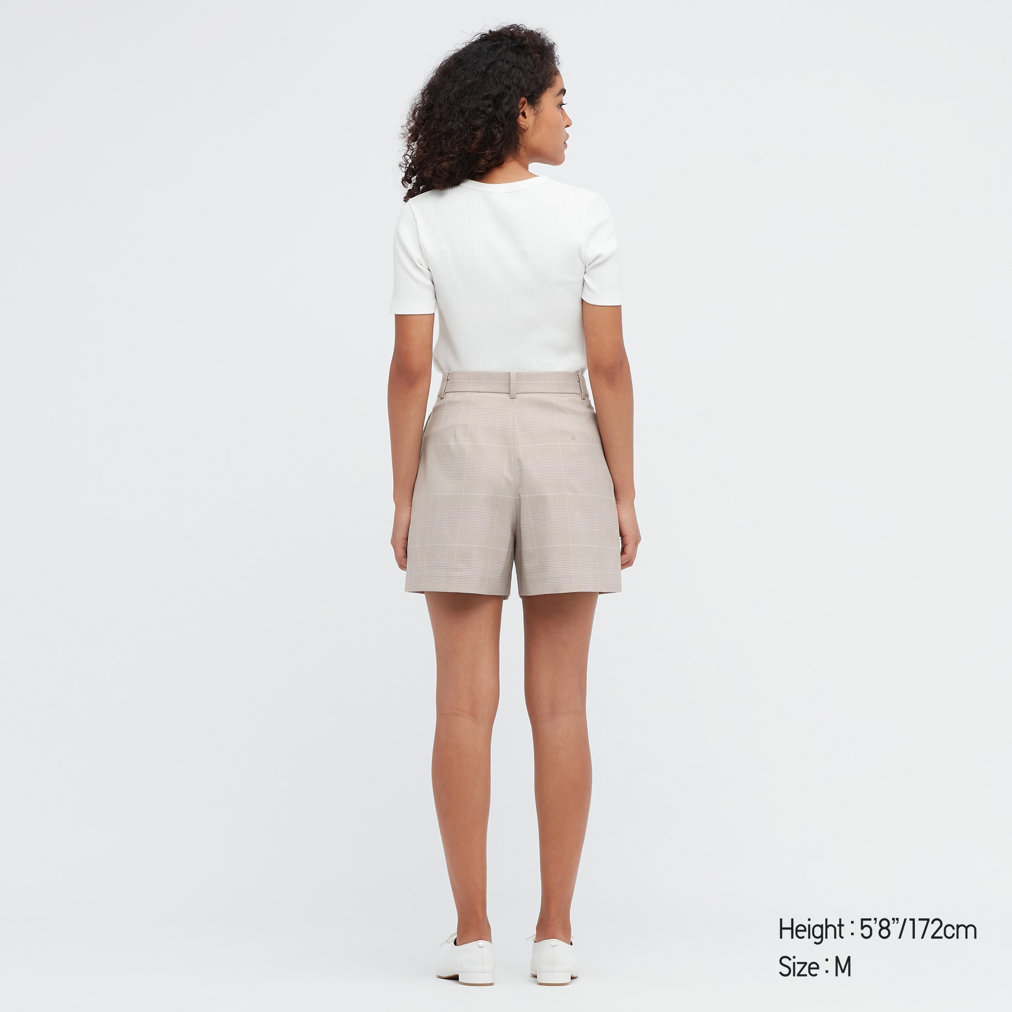 WOMEN'S SMART SHORTS (CHECKED) | UNIQLO ID
