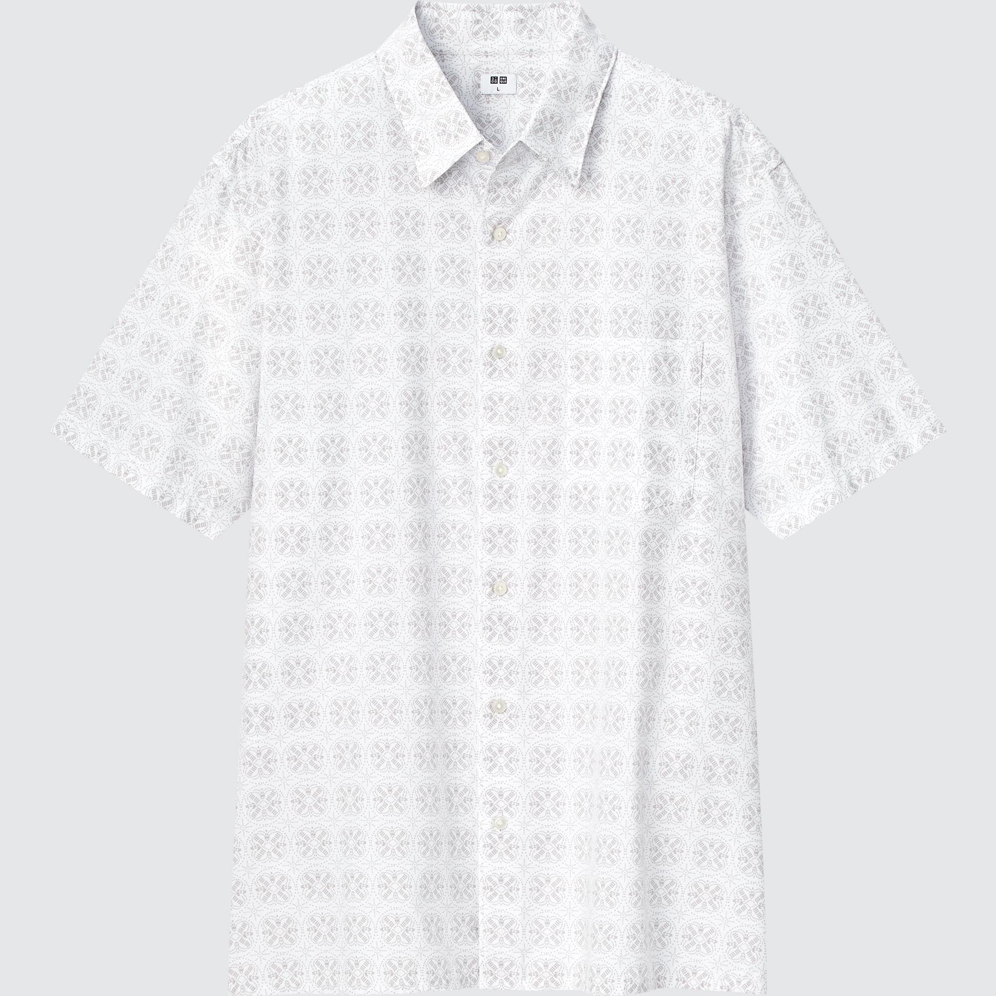 white batik shirt