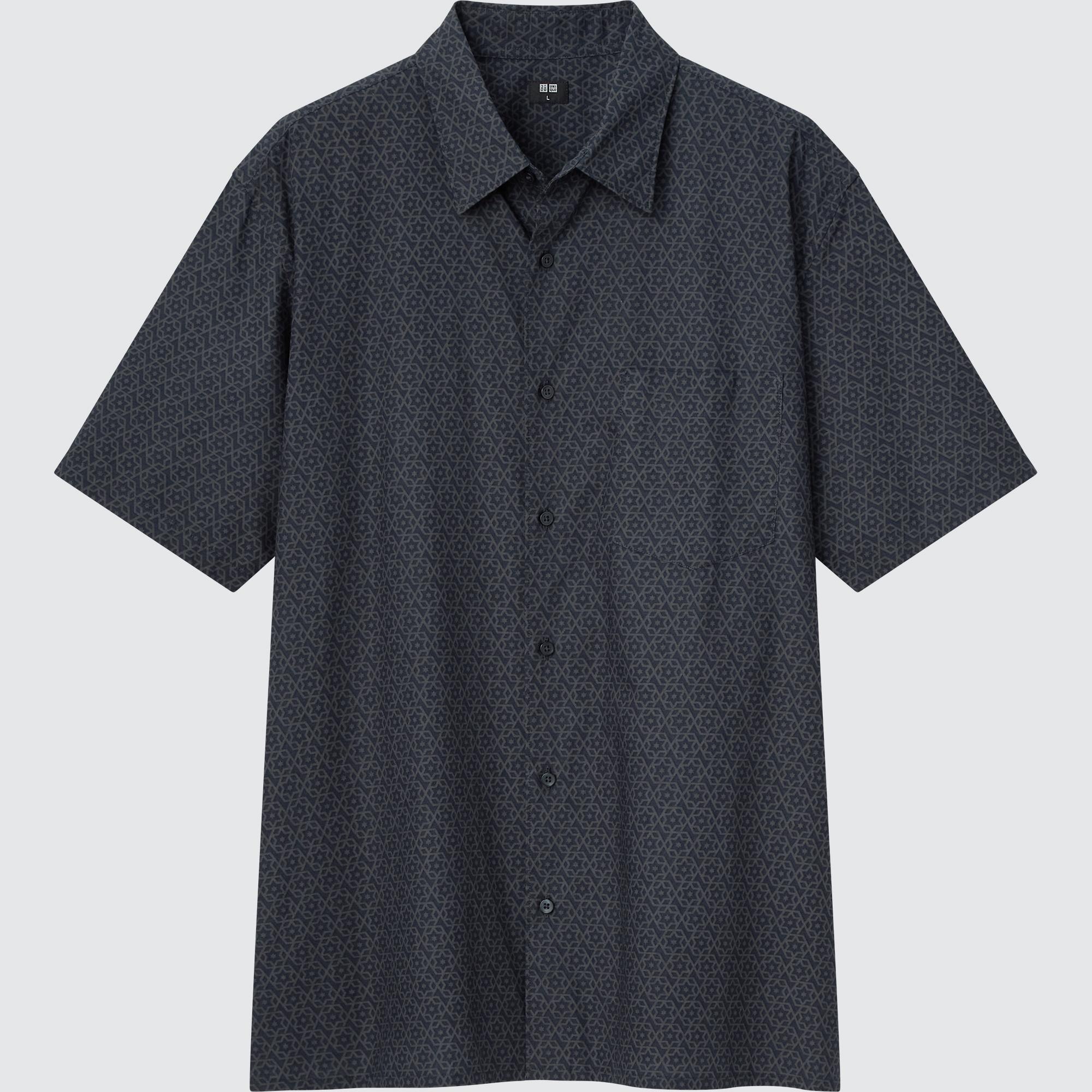 MEN'S BATIK MOTIF SHORT SLEEVE SHIRT 