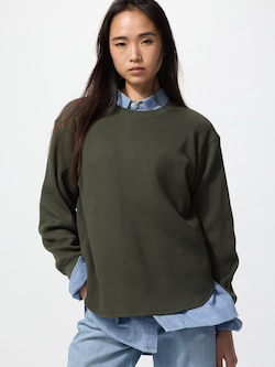 Waffle Crew Neck T-Shirt | Long Sleeve