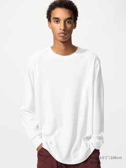 Soft Touch (Soft Brushed) Crew Neck T-Shirt | Long Sleeve