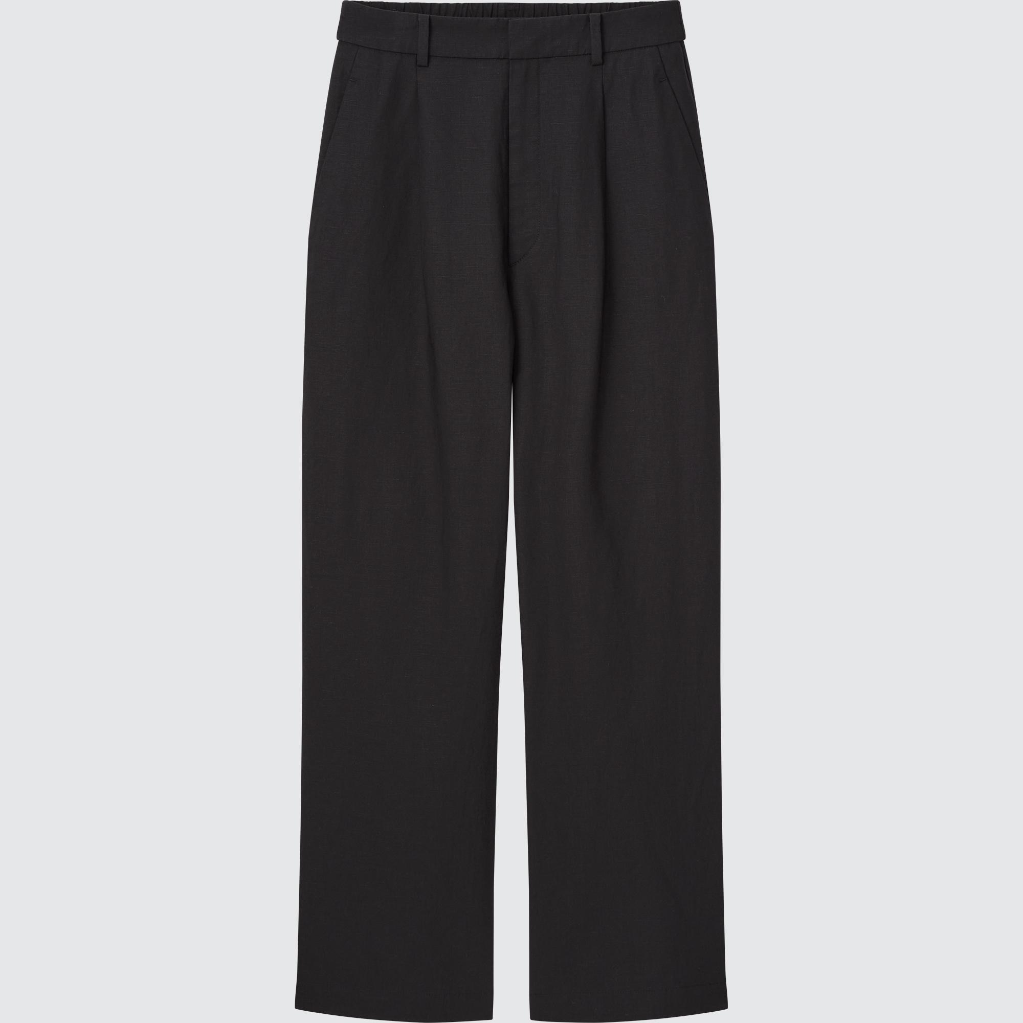 uniqlo women high waisted wide pants