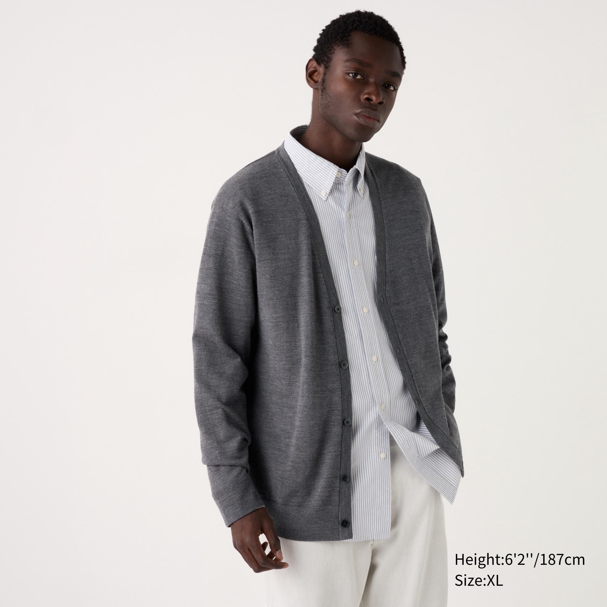 Uniqlo merino v outlet neck