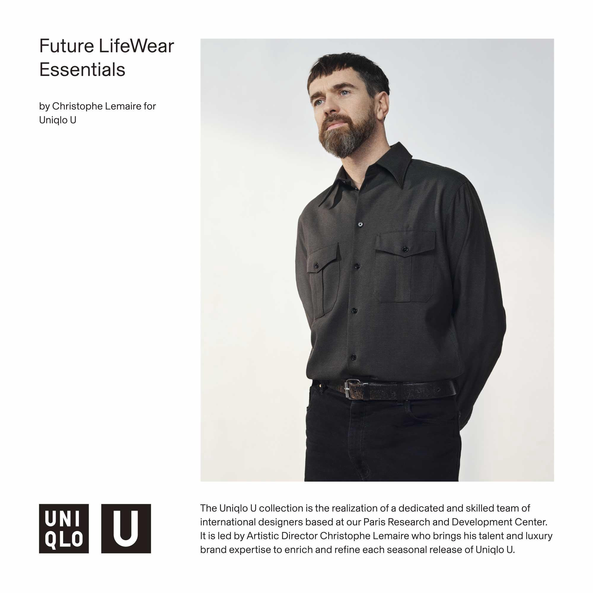 Uniqlo black sales dress shirt