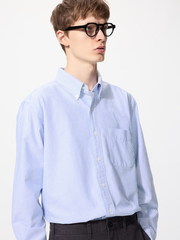 Oxford Stripe Shirt | Long Sleeve Regular Fit