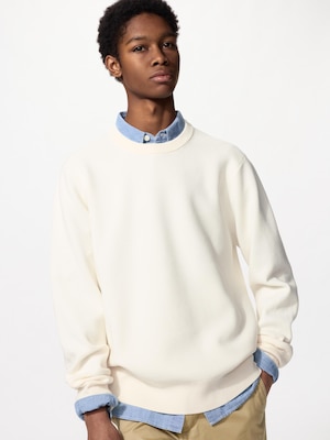 Washable Milano Ribbed Crew Neck Sweater