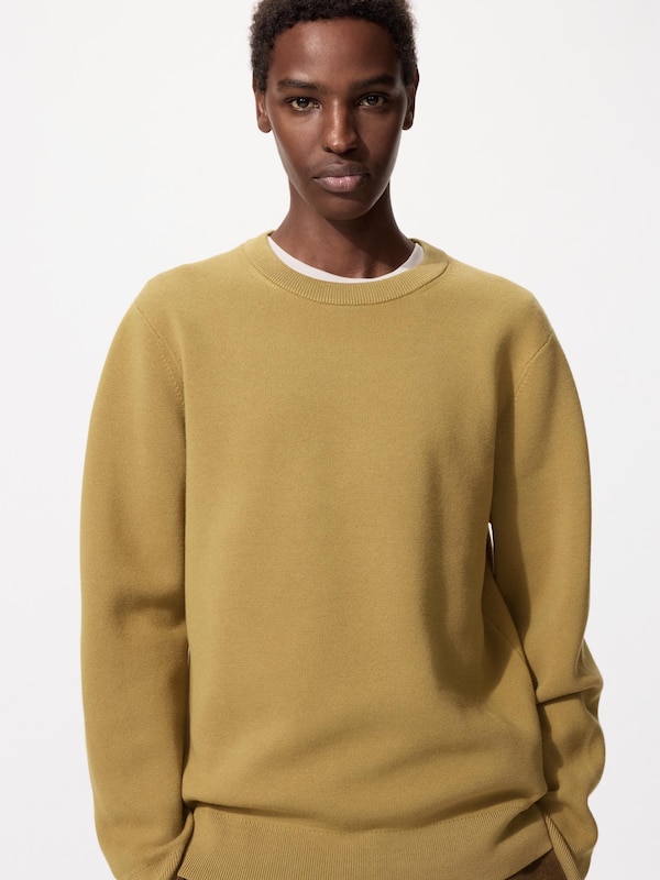 Sweater Washable Milano Rib Kerah Bulat