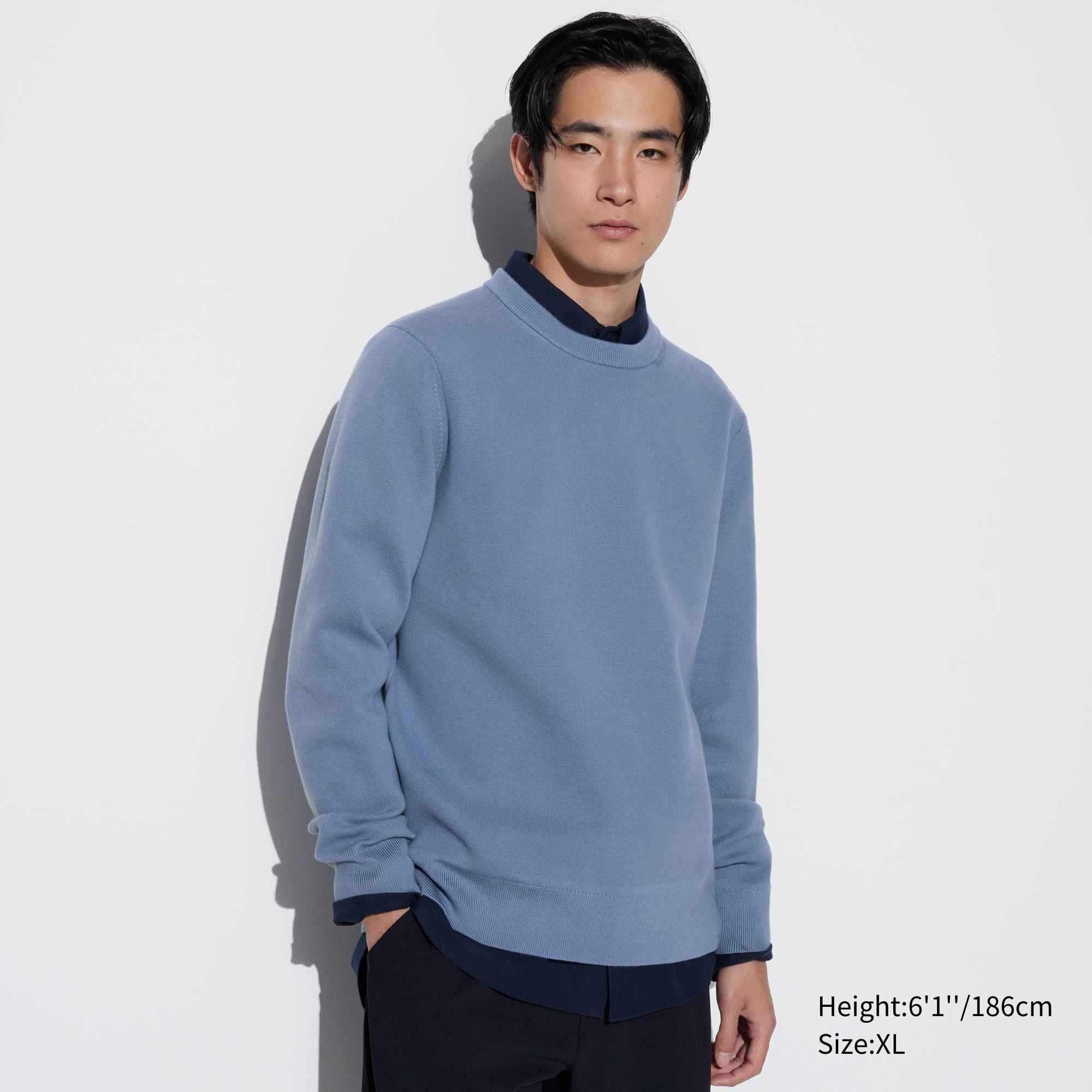 Uniqlo mens crew outlet neck sweater