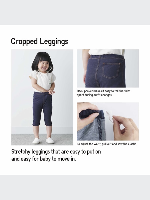 Relax Fit Cropped Leggings | Denim Like