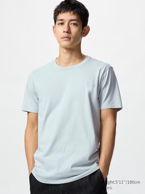 SUPIMA Cotton Crew Neck T-Shirt | Short Sleeve