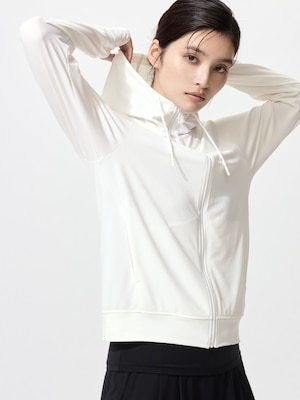AIRism UV Protection Mesh Full-Zip Hoodie
