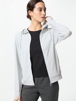 AIRism UV Protection Mesh Full-Zip Hoodie