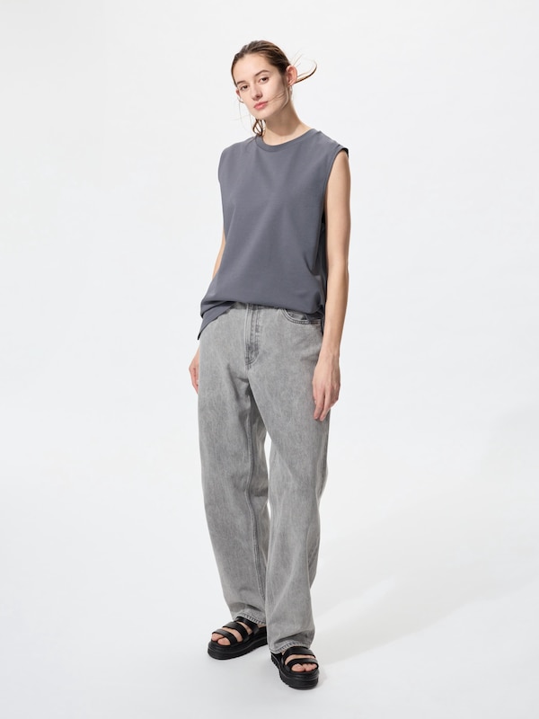 AIRism Katun T-Shirt | Tanpa Lengan
