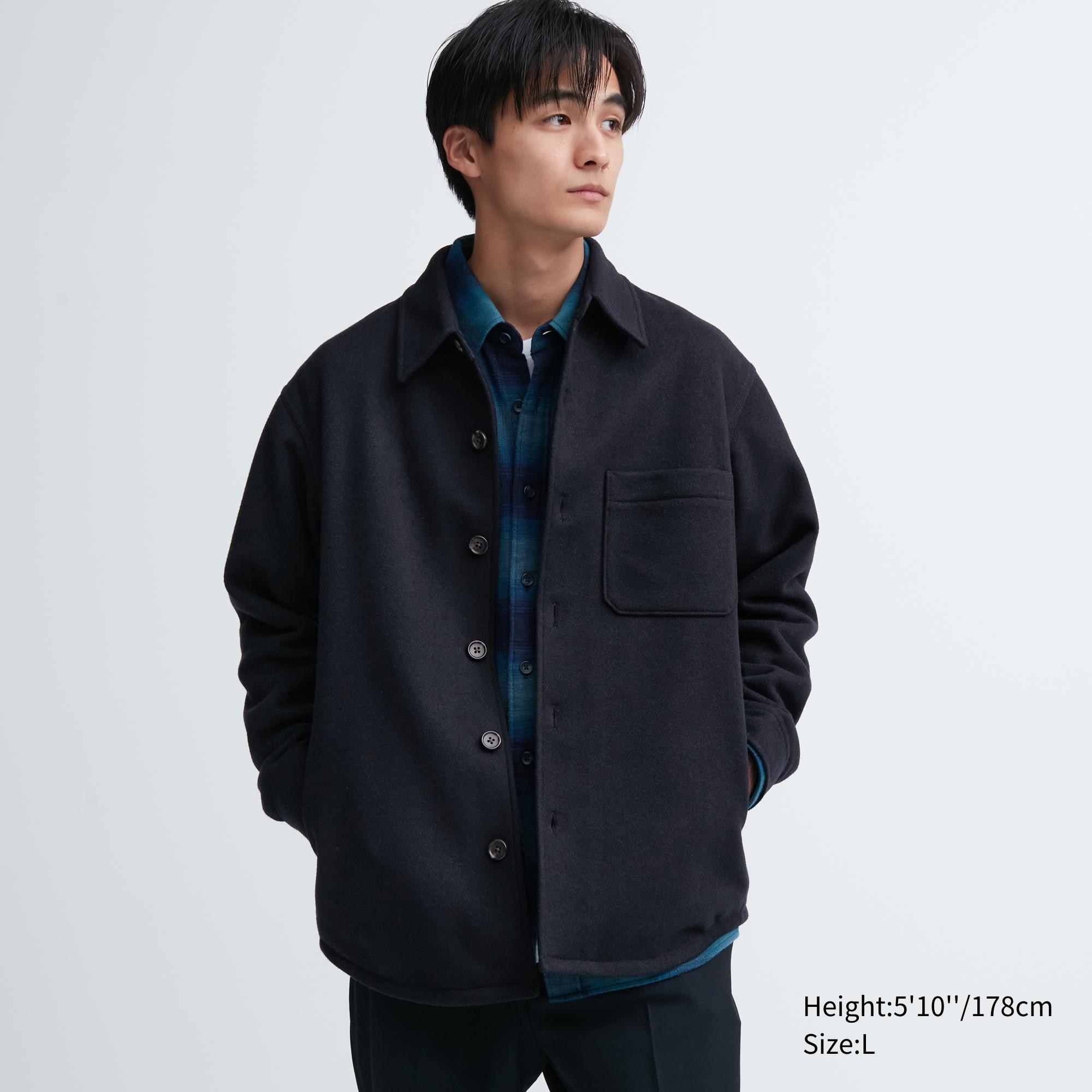 Uniqlo sale shirt jacket