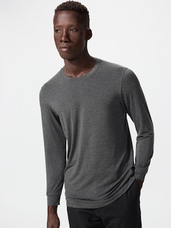 HEATTECH Crew Neck T-Shirt | Long Sleeve