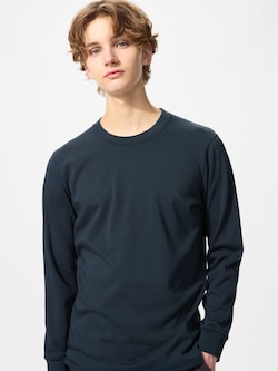 HEATTECH Ultra Warm Crew Neck T-Shirt | Long Sleeve