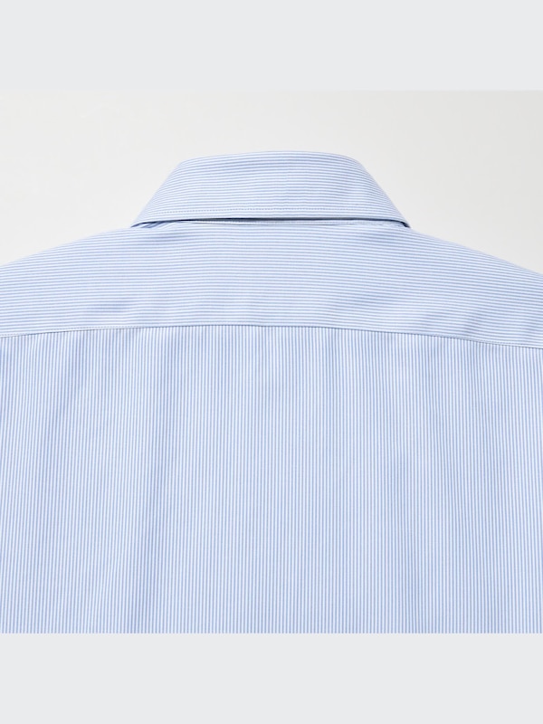 Super Non Iron Slim Fit Shirt | Long Sleeve Stripe Semi Wide Collar